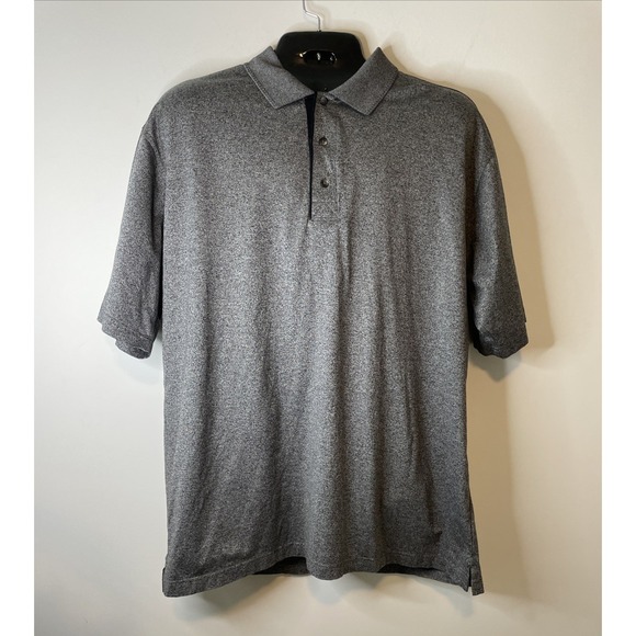 Greg Norman Collection Other - Greg Norman XL Gray Heather Polo Shirt Mercerized Cotton Golf Short‎ Sleeve